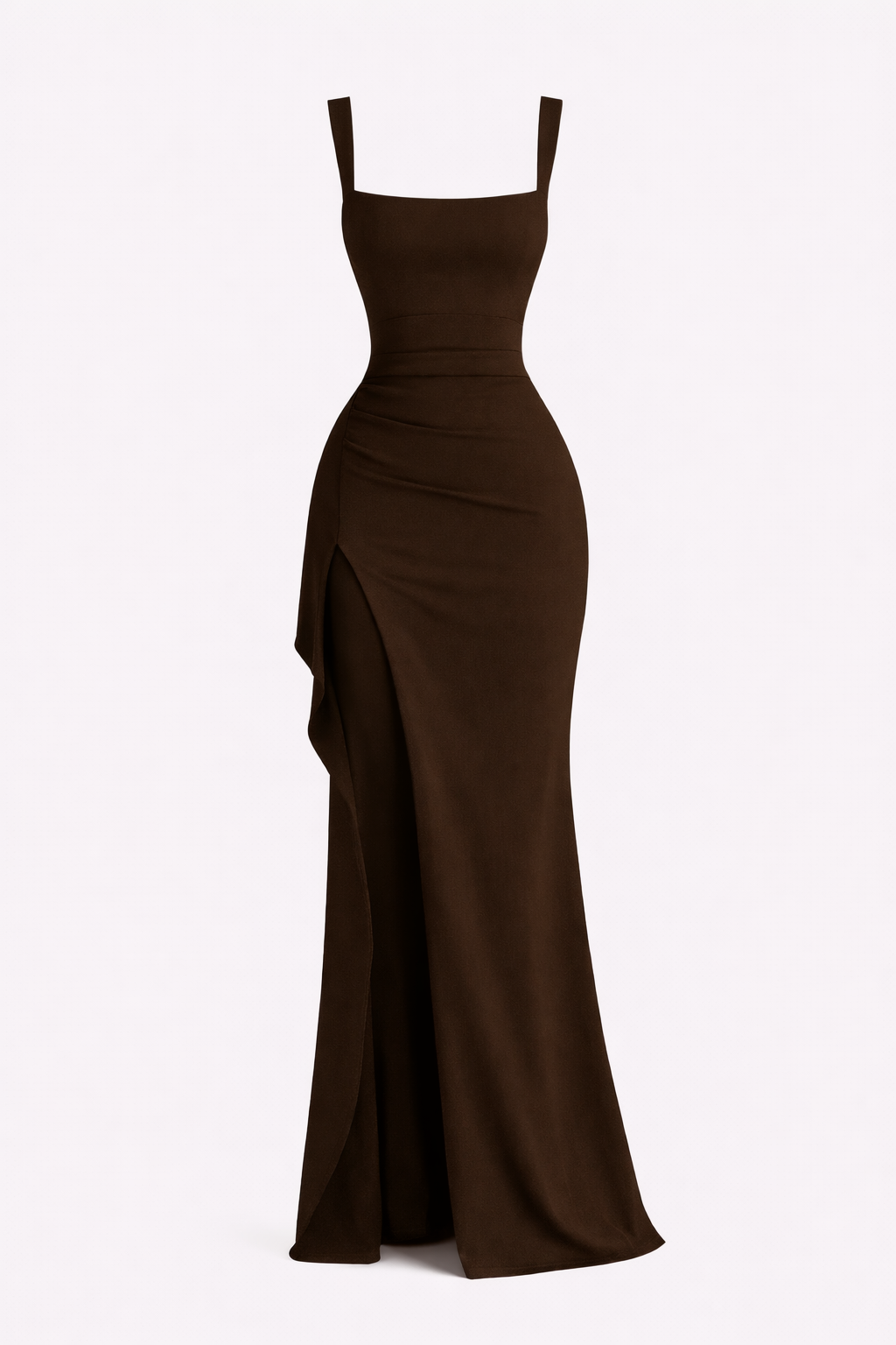 Valessia Women's Formal Slip Maxi Dress with Open Back | Elegant Satin Backless Maxi Dress for Women