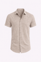 Lauro Men's Linen Summer Shirt | Lightweight Breathable Linen Shirt for Men | Smart Casual Holiday & Everyday Summer Wear