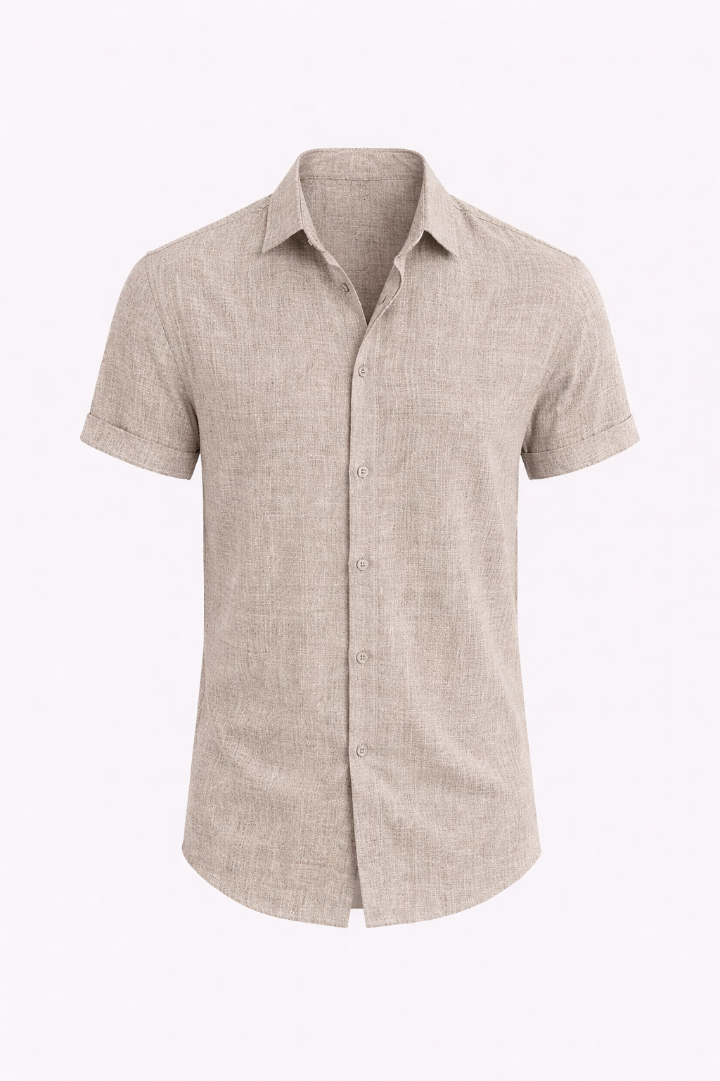 Lauro Men's Linen Summer Shirt | Lightweight Breathable Linen Shirt for Men | Smart Casual Holiday & Everyday Summer Wear