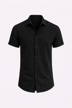Lauro Men's Linen Summer Shirt | Lightweight Breathable Linen Shirt for Men | Smart Casual Holiday & Everyday Summer Wear