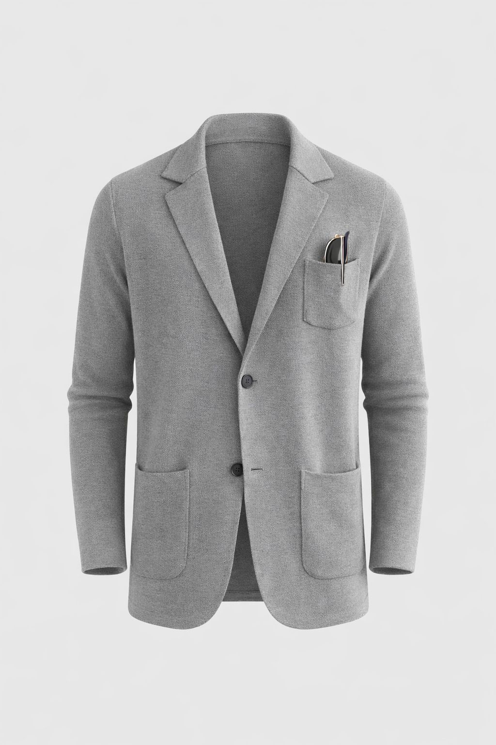 Lucas Men's Elegant Cotton Stretch Blazer | Smart Casual Regular Fit Blazer for Men | Versatile Everyday Office & Weekend Outerwear