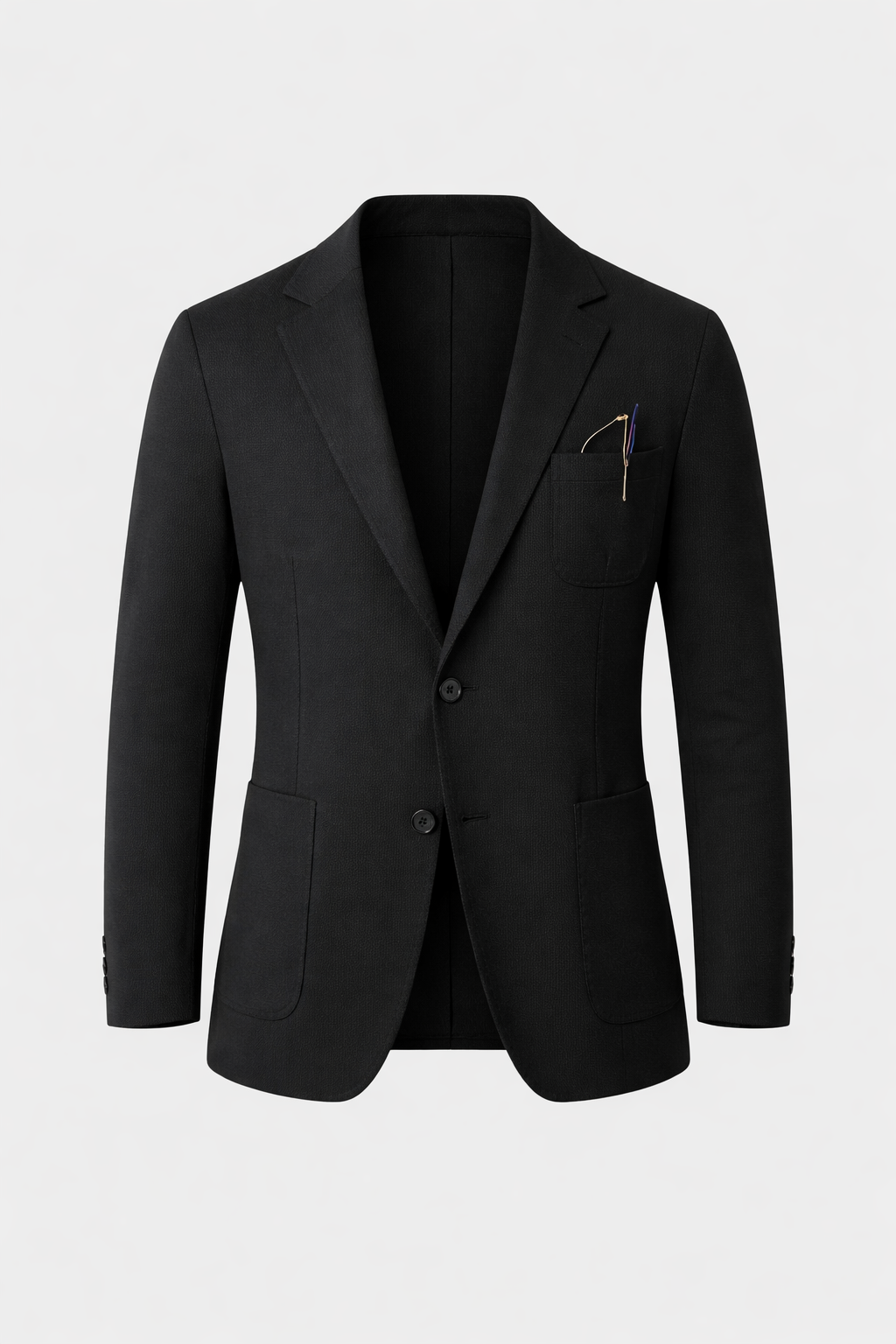 Lucas Men's Elegant Cotton Stretch Blazer | Smart Casual Regular Fit Blazer for Men | Versatile Everyday Office & Weekend Outerwear