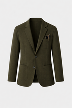 Lucas Men's Elegant Cotton Stretch Blazer | Smart Casual Regular Fit Blazer for Men | Versatile Everyday Office & Weekend Outerwear