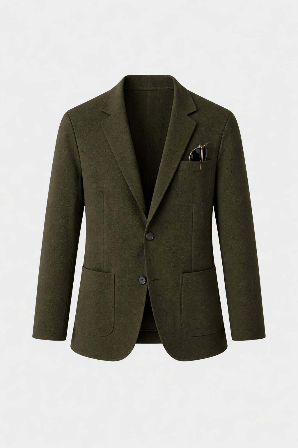Lucas Men's Elegant Cotton Stretch Blazer | Smart Casual Regular Fit Blazer for Men | Versatile Everyday Office & Weekend Outerwear