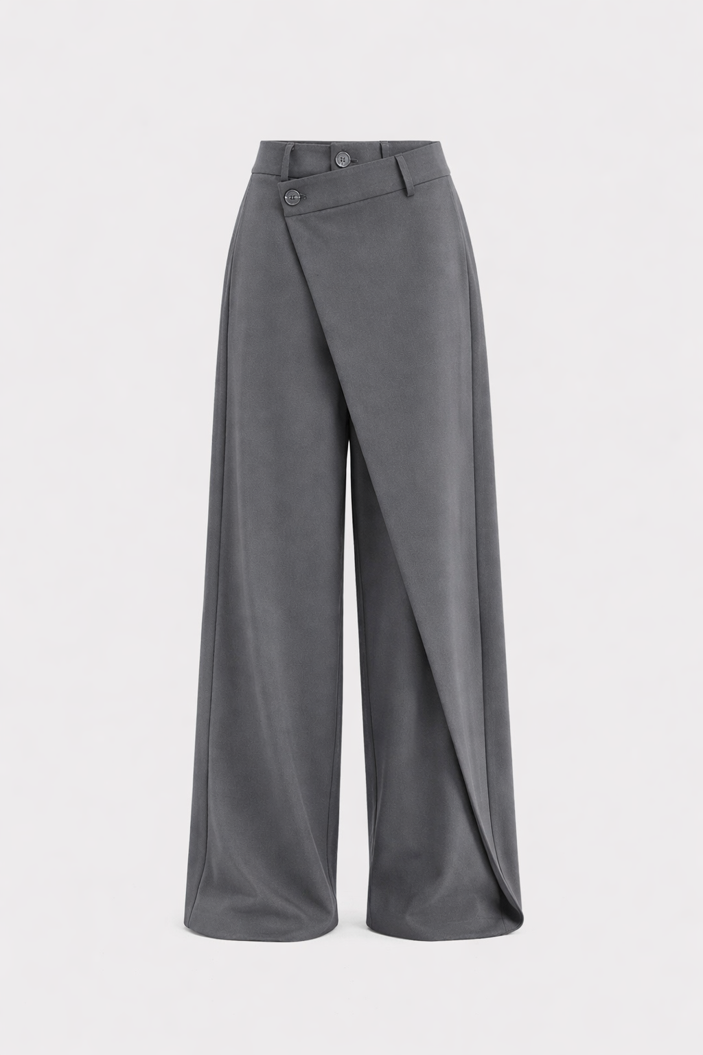 Luciana Women's Elegant Wide Leg Stretch Pants | High-Waisted Jersey Trousers for Women | Casual Everyday Smart Casual Style