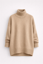 Berenice Women's Cashmere Turtleneck Sweater | Luxury Roll Neck Knit Jumper