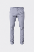 Alessio Men's Elegant Casual Stretch Pants | Soft Jersey Regular Fit Trousers for Men | Smart Casual Everyday Comfort Wear