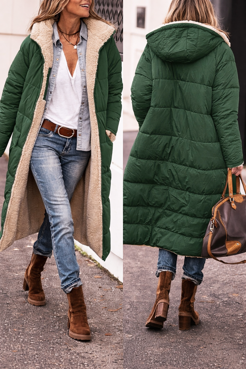 Women's Windproof Waterproof Winter Puffer Jacket | Warm Insulated Padded Jacket for Women | Stylish Cold Weather Outerwear