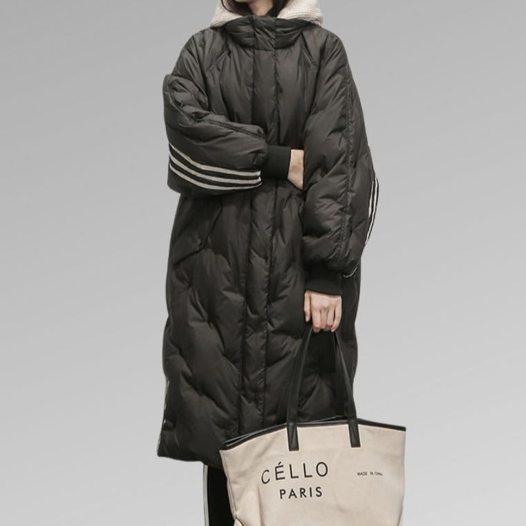 Christel Women's Premium Long Puffer Jacket | Luxury Longline Padded Coat for Women | Warm Everyday Winter Outerwear