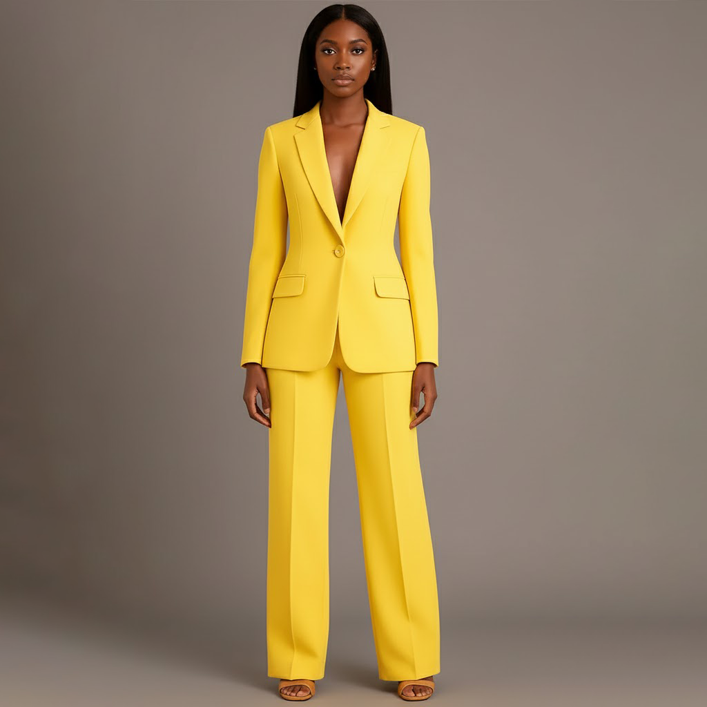 Christi Women's Formal Suit Set | Tailored Blazer & Trouser Suit for Women | Smart Power Dressing Office & Occasion Wear