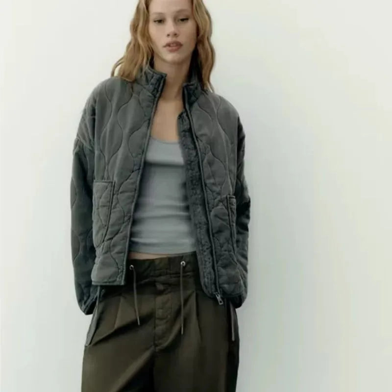 Avi Women's Elegant Minimalist Blazer | Clean Design Cotton Structured Jacket for Women