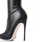 Ravenna Women's Over The Knee Boots | Stretch Stiletto Thigh High | Going Out & Evening Wear