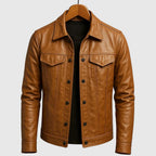 Delviera Men's Premium Faux Leather Rider Jacket | Vegan Leather Motorcycle Jacket for Men | Smart Casual Streetwear & Urban Outerwear