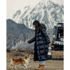 Aurora Women's Warm Waterproof Longline Down Jacket | Puffer Coat for Women | Stylish Extreme Cold Weather Outerwear