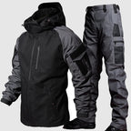 Eddie Men's Durable Waterproof Jacket & Trouser Set | Windproof Waterproof Work Suit for Men | Heavy Duty Rain Suit for Outdoor Workwear