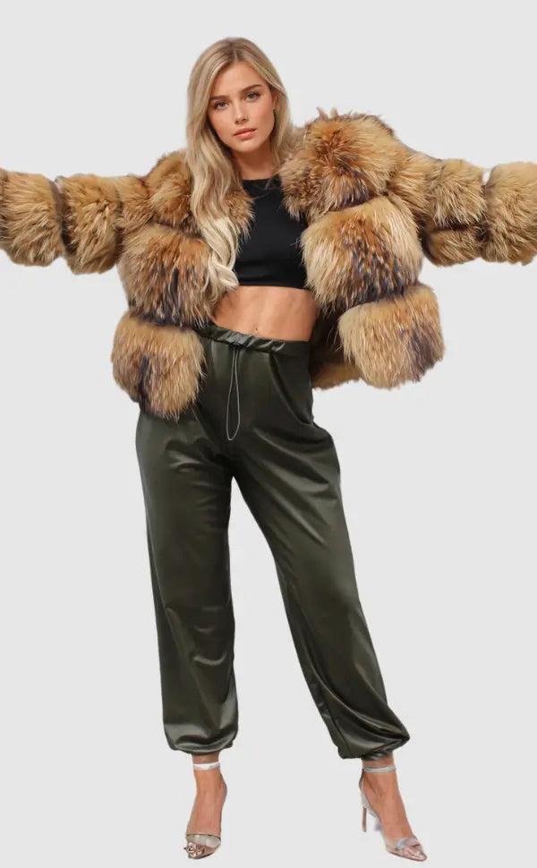 Elaira Women's Luxurious Faux Fur Coat | Plush Oversized Faux Fur Coat for Women | Glamorous Winter Statement Outerwear