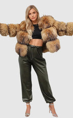 Elaira Women's Luxurious Faux Fur Coat | Plush Oversized Faux Fur Coat for Women | Glamorous Winter Statement Outerwear