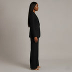 Christian Women's Chic Tweed Suit Set | Longline Blazer & Tailored Trousers Co-Ord