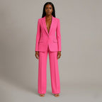Christian Women's Chic Tweed Suit Set | Longline Blazer & Tailored Trousers Co-Ord