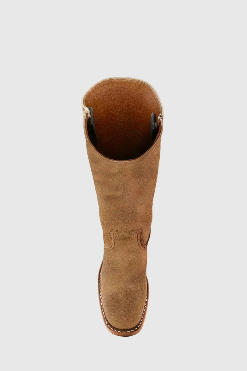 Eve Women's Faux Leather Campus Boots | Timeless Block Heel Lace-Up Boots for Women | Casual Smart Everyday & Weekend Footwear
