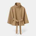 Women’s Short Belted Cape Coat