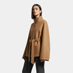 Women’s Short Belted Cape Coat