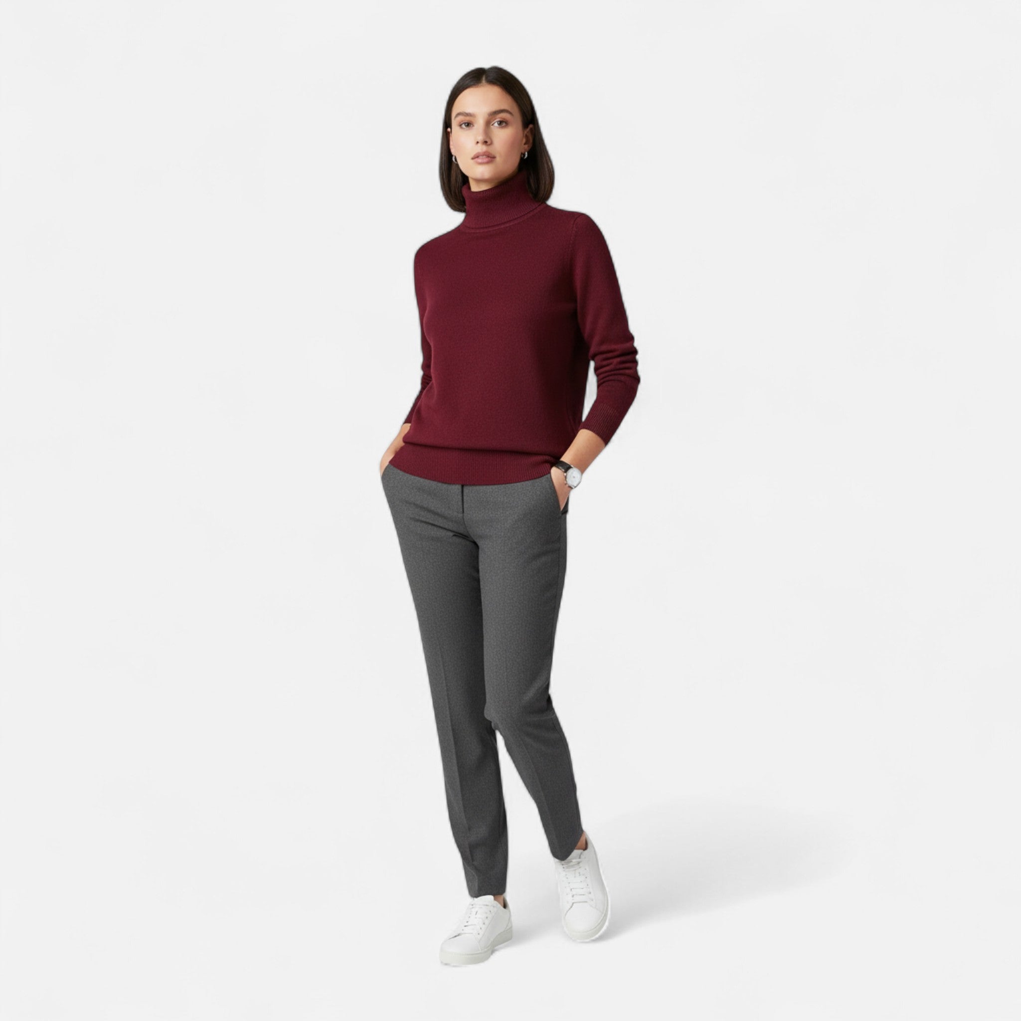 Women's Plush Turtleneck – Heritage Winter Warmth