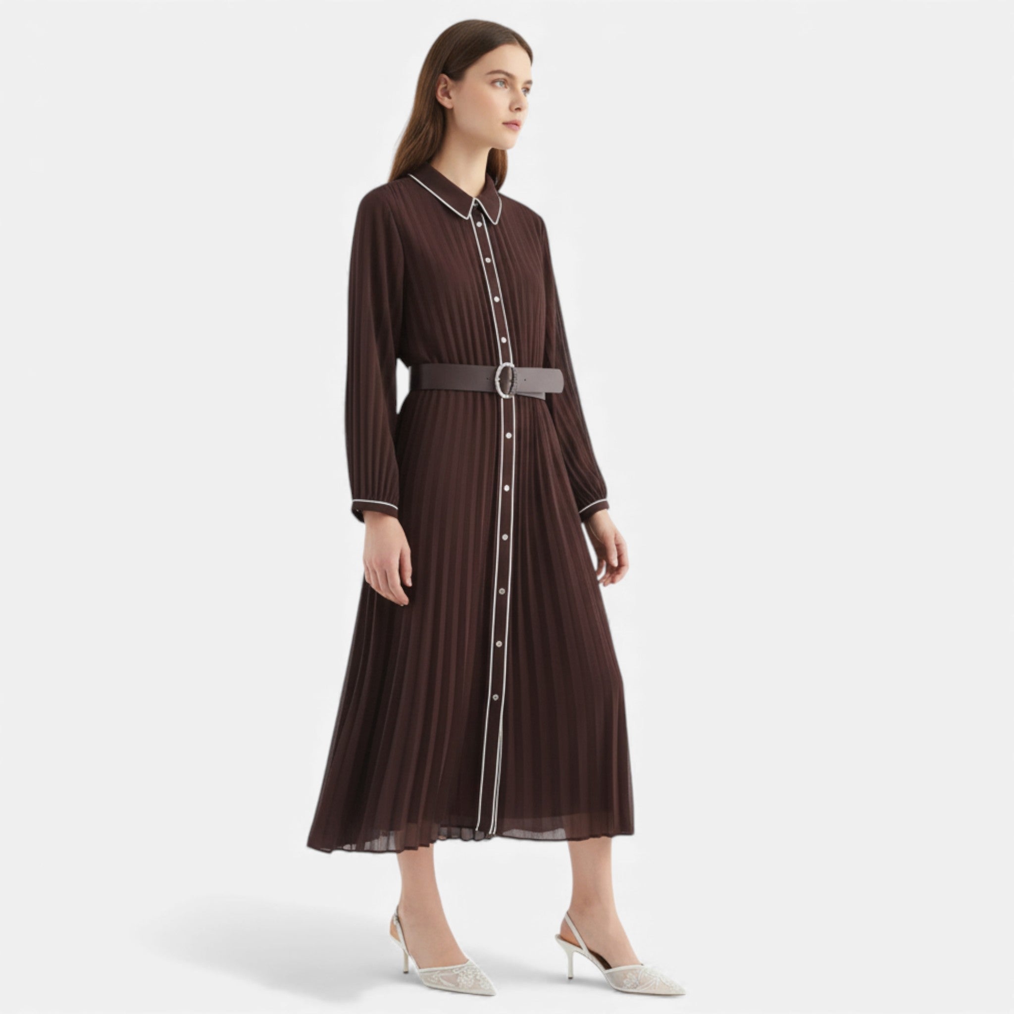 Women’s Embroidered Mesh Designer Heels