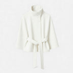 Women’s Short Belted Cape Coat