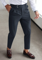 Hawthorne Men's Tailored Stretch Trousers | Classic Smart Casual Performance Trousers for Men | Wrinkle-Resistant Everyday Office Wear