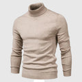 Nico Men's Merino Wool Blend Turtleneck Sweater | Soft Warm Roll Neck Jumper for Men | Smart Casual Everyday Winter Knitwear