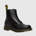Vesper Women's Flat Lace-Up Mid-Calf Boots | Faux Leather Everyday Combat Boots for Women