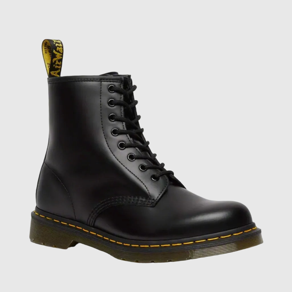 Vesper Women's Flat Lace-Up Mid-Calf Boots | Faux Leather Everyday Combat Boots for Women