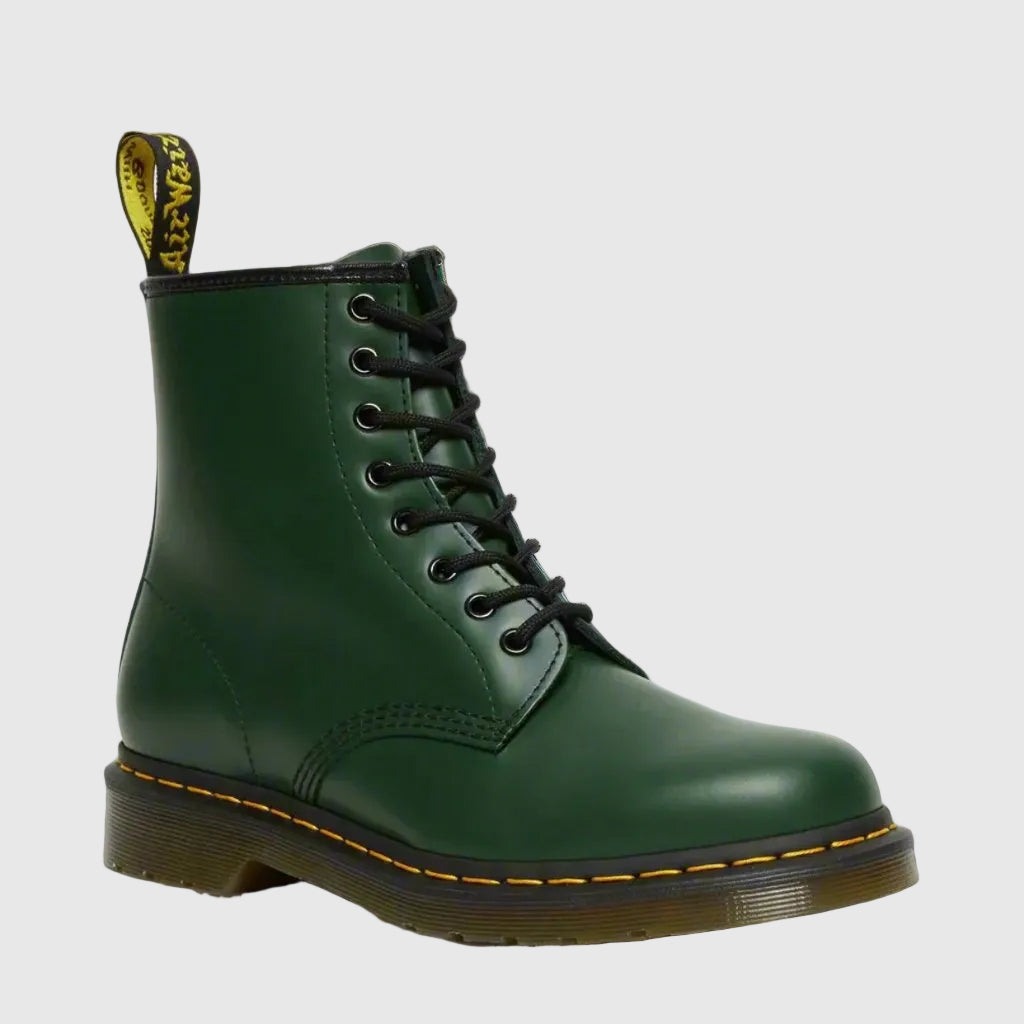 Vesper Women's Flat Lace-Up Mid-Calf Boots | Faux Leather Everyday Combat Boots for Women