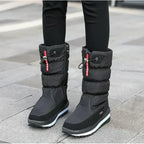 Nordic Women's Waterproof Snow Boots | Warm Insulated Mid-Height Winter Boots for Women | Cosy All-Weather Cold Weather Footwear