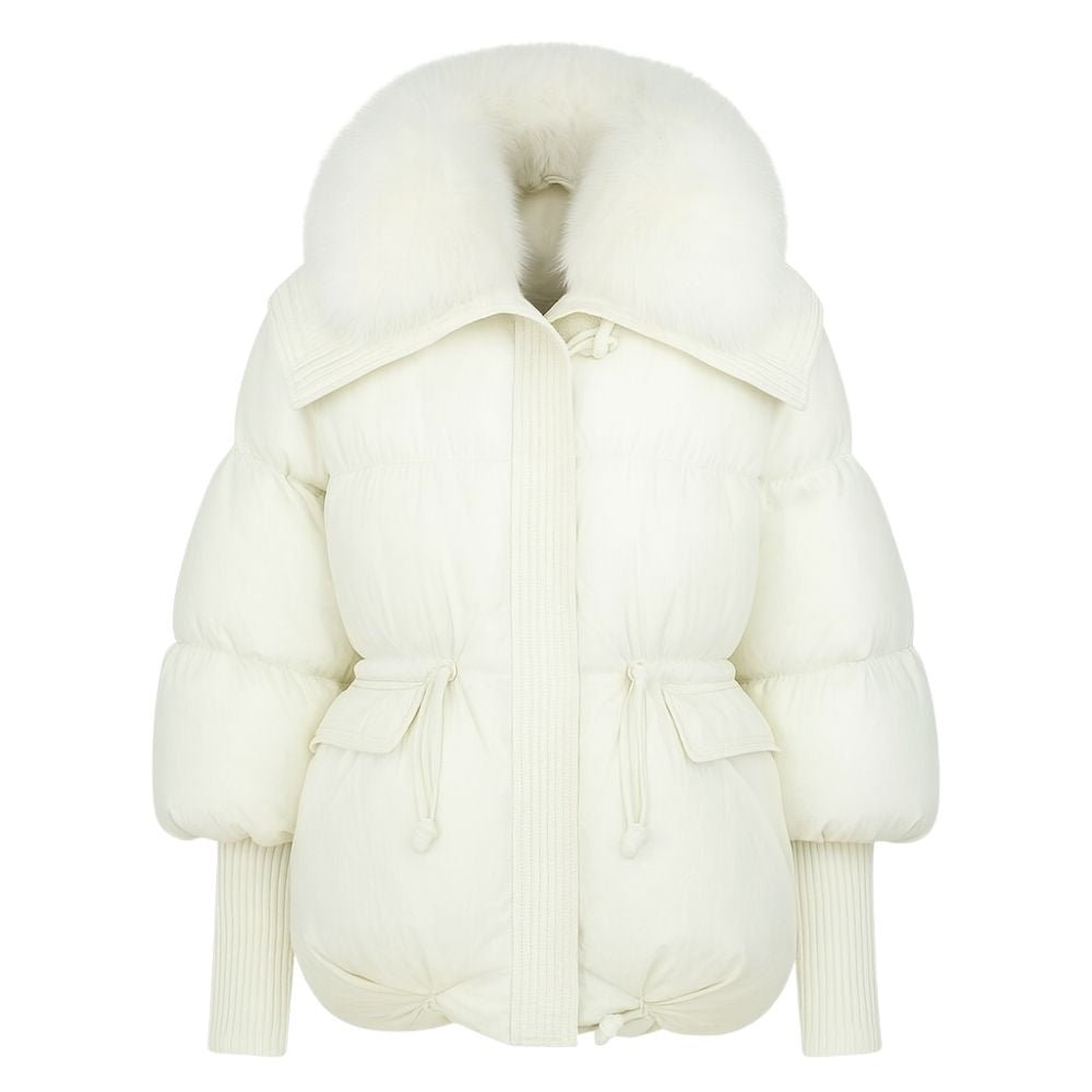 Juniper Women's White Puffer Jacket | Warm Lightweight Padded Jacket for Women | Casual Everyday Winter Outerwear