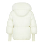 Juniper Women's White Puffer Jacket | Warm Lightweight Padded Jacket for Women | Casual Everyday Winter Outerwear