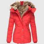 Tundra Women's Warm Winter Parka with Faux Fur Lining | Hooded Fur-Lined Mid-Length Winter Jacket for Women