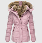 Tundra Women's Warm Winter Parka with Faux Fur Lining | Hooded Fur-Lined Mid-Length Winter Jacket for Women