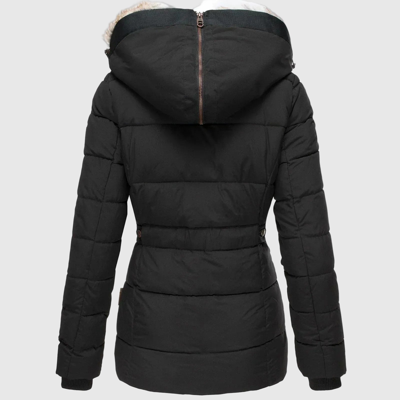 Tundra Women's Warm Winter Parka with Faux Fur Lining | Hooded Fur-Lined Mid-Length Winter Jacket for Women