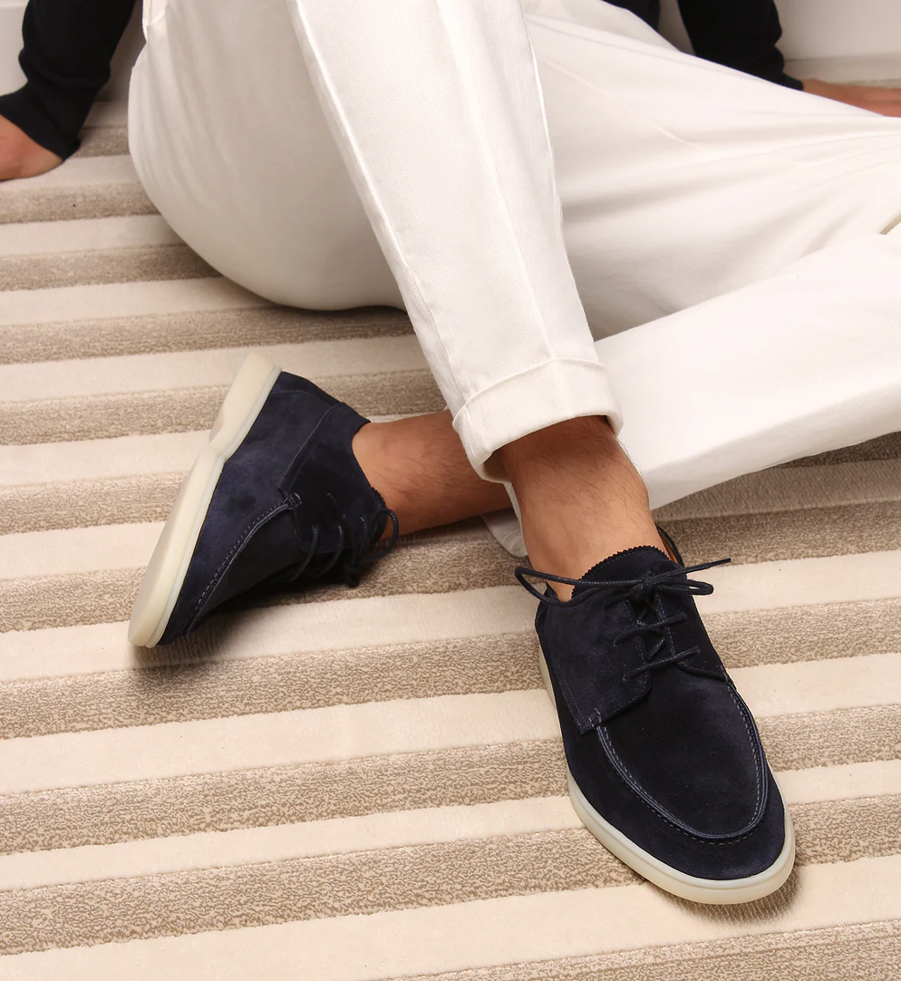 Lio Men's Classic Loafers | Premium Slip-On Leather Dress Shoes for Men | Smart Casual Footwear