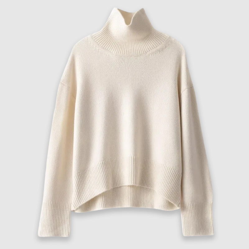 Premium Cashmere Turtleneck Sweater – Ultra-Soft, Warm & Elegant Knitwear