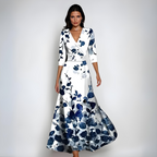 Lynor Women's Elegant Floral Maxi Dress | Flowing Casual Long Floral Dress for Women | Boho Chic Summer & Everyday Holiday Style
