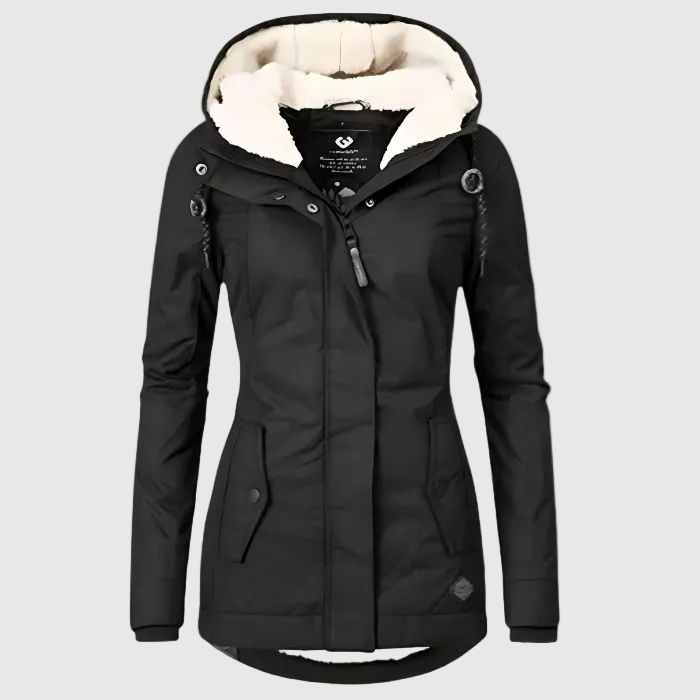 Maggie Women's Long Waterproof Parka | Insulated Hooded Winter Coat for Women