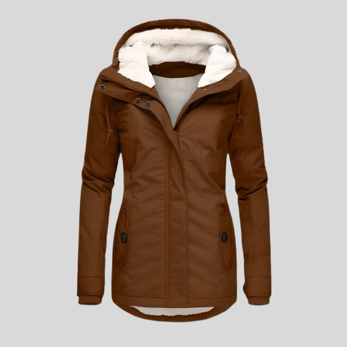 Maggie Women's Long Waterproof Parka | Insulated Hooded Winter Coat for Women
