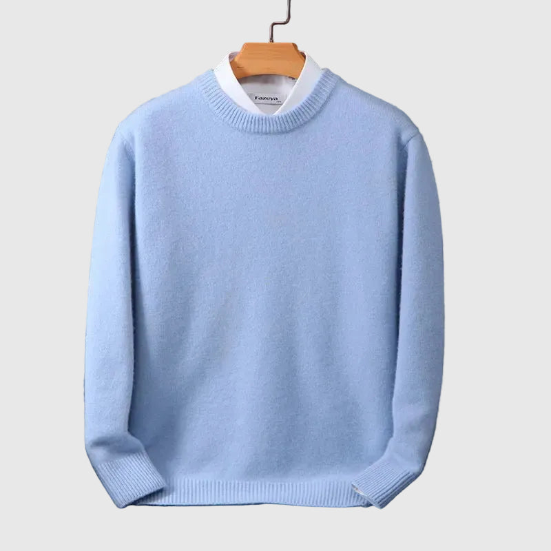 Men's Classic Cashmere Pullover Sweater – Warm Knit Pullover