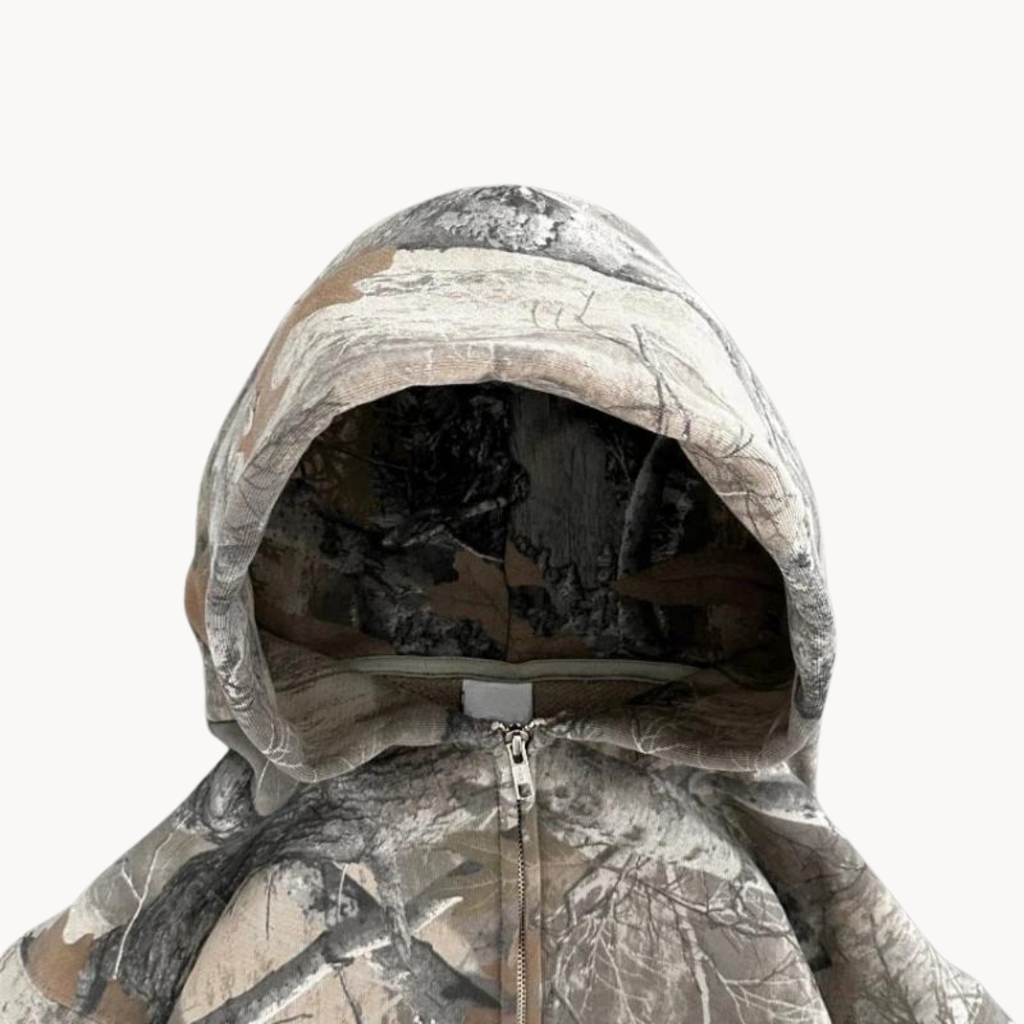 Men's Camouflage Hoodie | Casual Camo Pullover Sweatshirt for Men | Streetwear & Outdoor Style