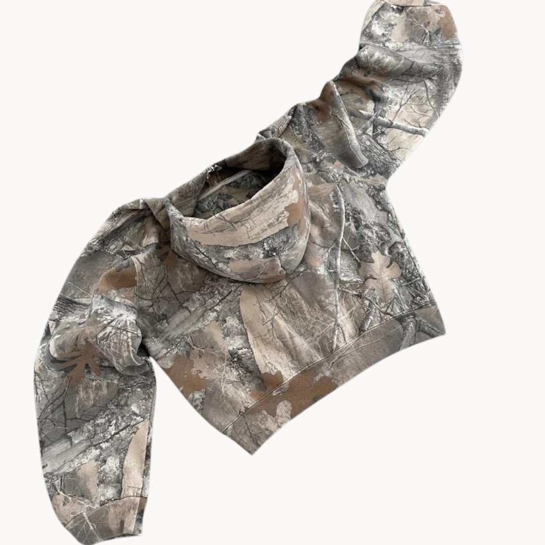 Men's Camouflage Hoodie | Casual Camo Pullover Sweatshirt for Men | Streetwear & Outdoor Style