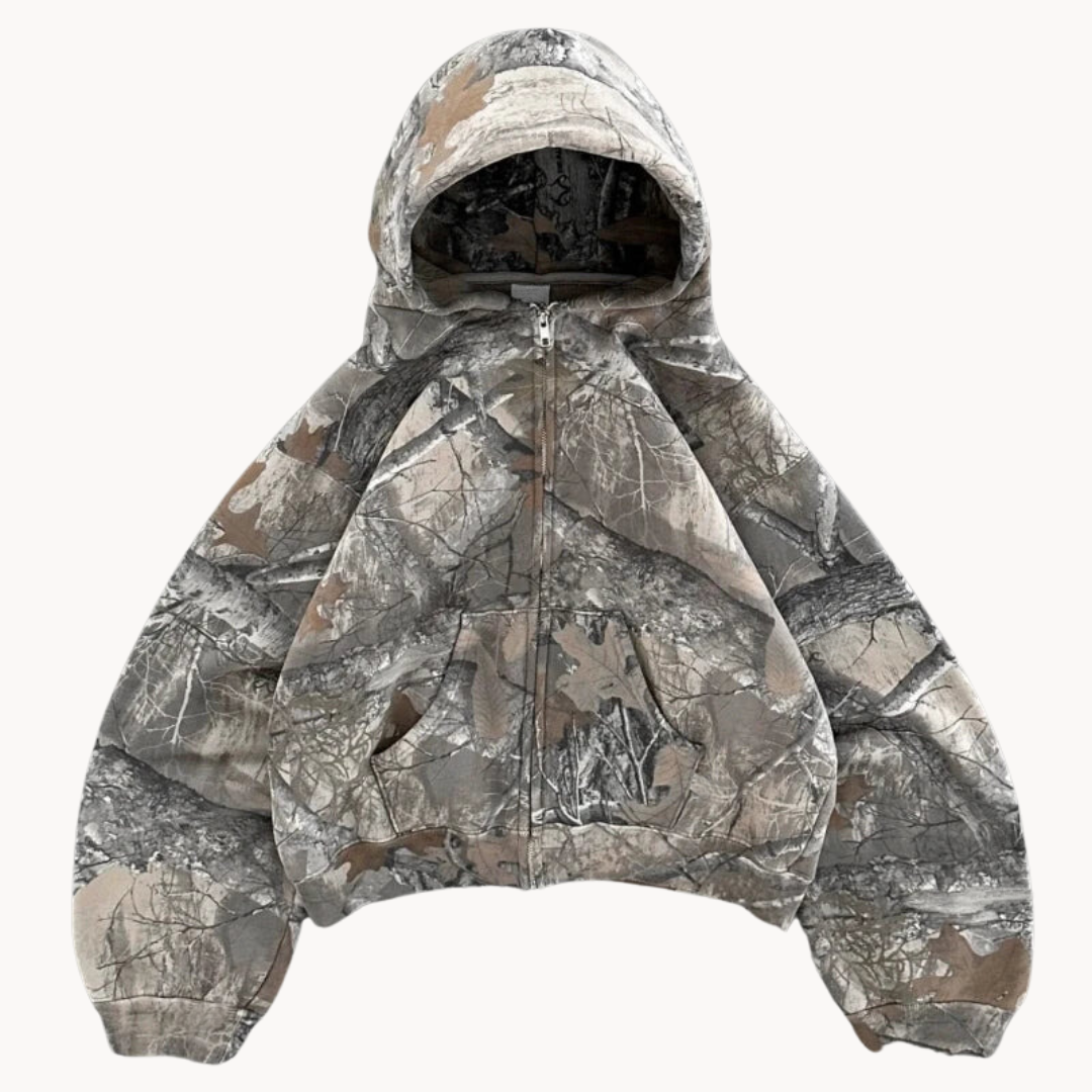 Men's Camouflage Hoodie | Casual Camo Pullover Sweatshirt for Men | Streetwear & Outdoor Style