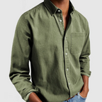 Men's Casual Denim Shirt | Button-Down Long Sleeve Jean Shirt for Men | Everyday Streetwear & Smart Casual